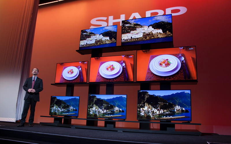 Illustration for article titled Sharp's 80-Inch Beyond 4K Ultra HD TV Is Overstuffed With Pixels